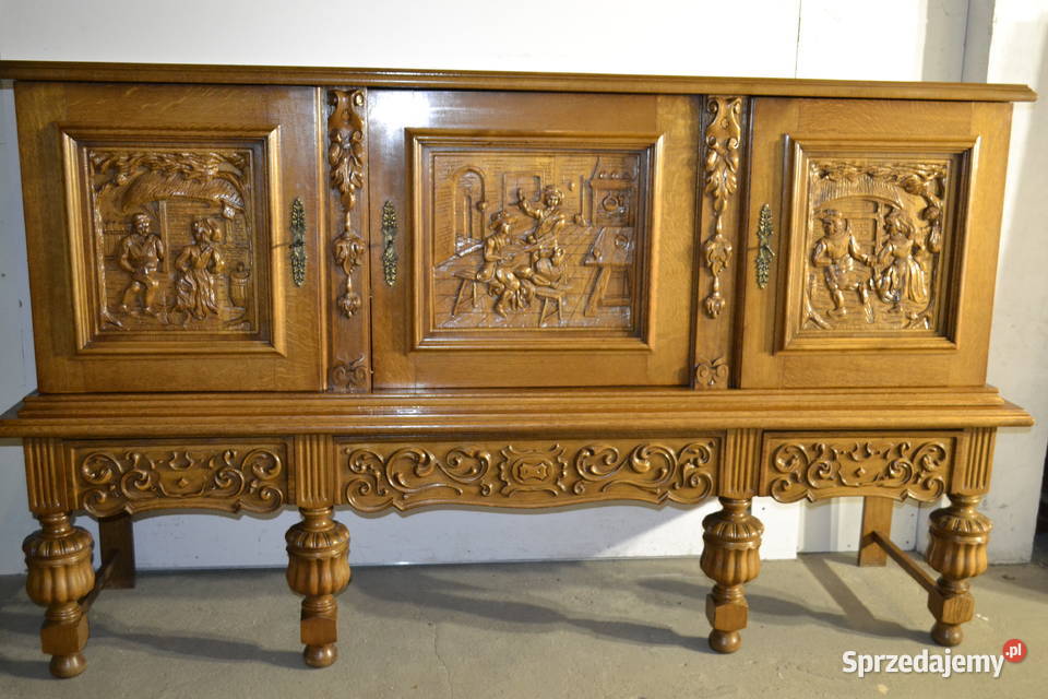 komoda kredens holenderski dąb Będzin