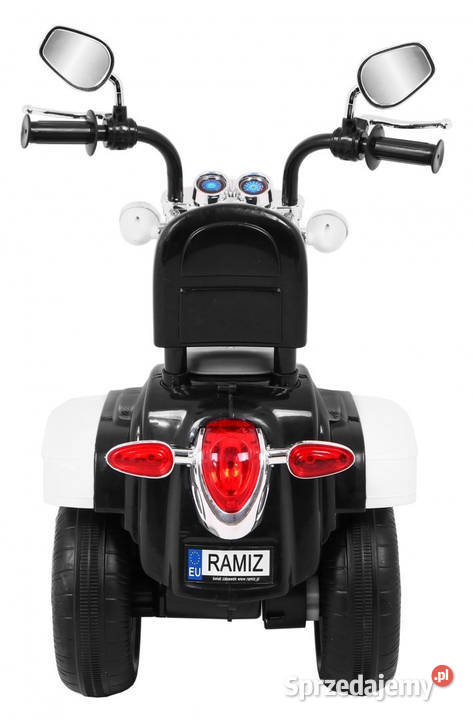 Motorek Chopper NightBike Biały auto na 6.3kg sprzedam