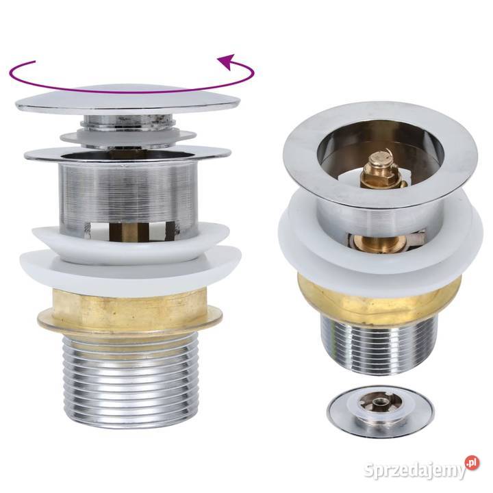 vidaXL Korek klikklak bez przelewu srebrny Warszawa sprzedam