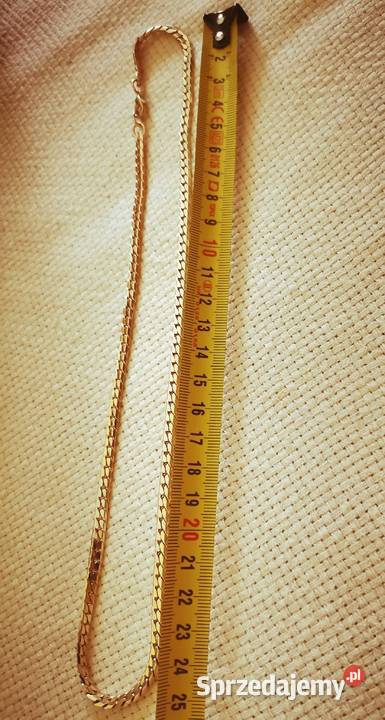 Pozłacany łańcuszek i bransoletka mazowieckie Ząbki