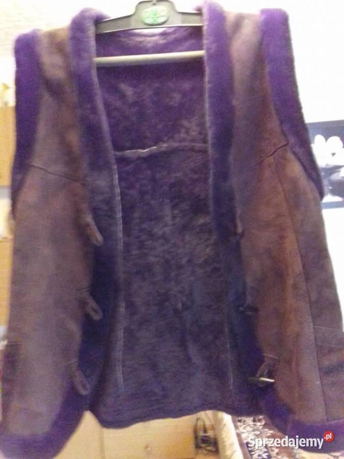 Bezrekawnik skorzany damski L Grajewo