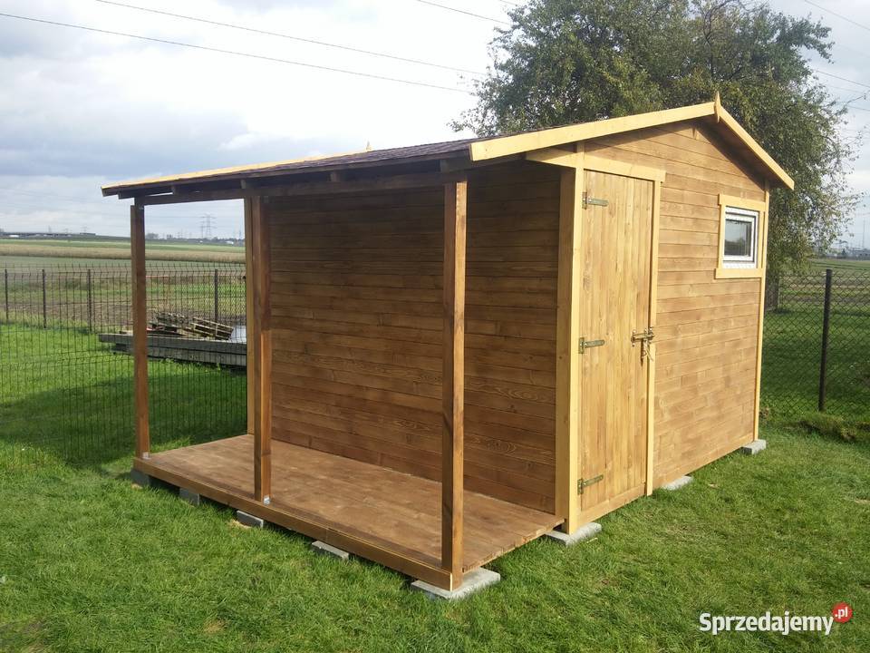 Domek narzędziowy z drewutnią montaż kraj śląskie Bytom