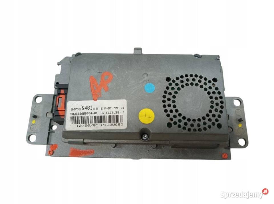 WYŚWIETLACZ 9659048180 Peugeot 607 I 19992010 Rok produkcji 2005