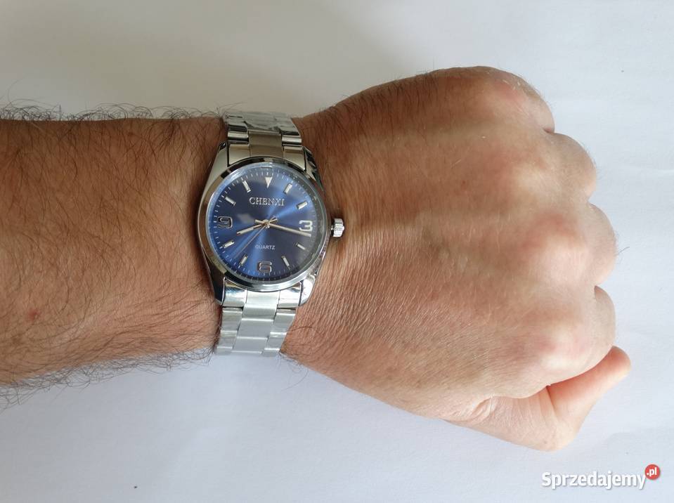 Zegarek męski damski 35mm granatowy bransoleta Gorzów Wielkopolski