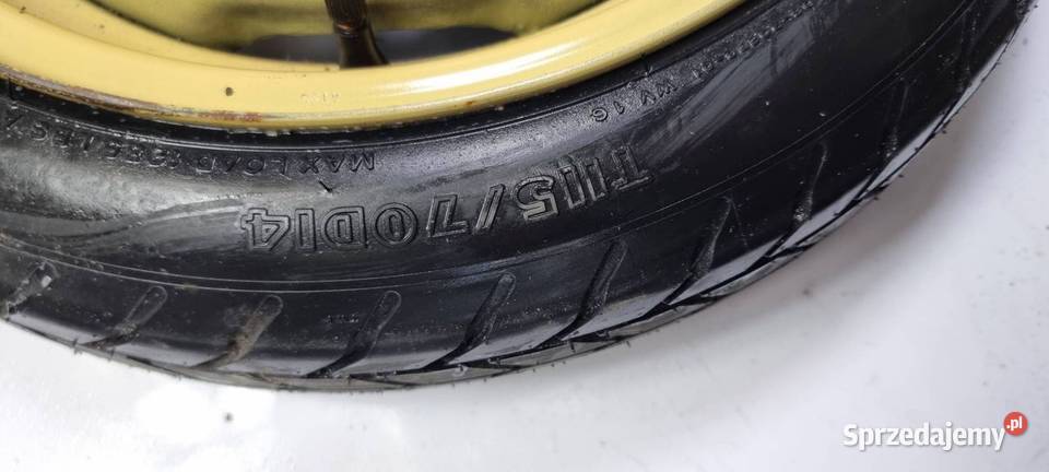 KOŁO DOJAZDOWE t11570d14 TOYOTA YARIS I Lipno