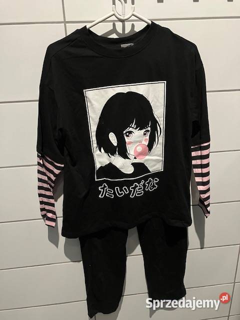 czarna piżama xs 34 100 bawełna sinsay Toruń sprzedam