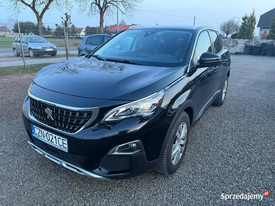 Peugeot 3008 navi klimatronic gwarancja II 2016 czarny Zbąszyń