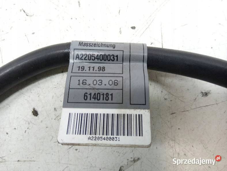 KLEMA MINUS MASA A2205400031 MercedesBenz Bklasa Rok produkcji 2006 świętokrzyskie