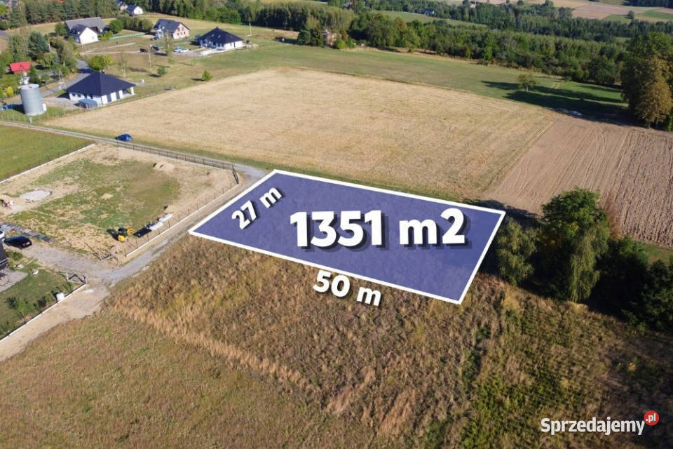 Widokowa działka BUDOWLANA 1350 m Zbydniów 27m