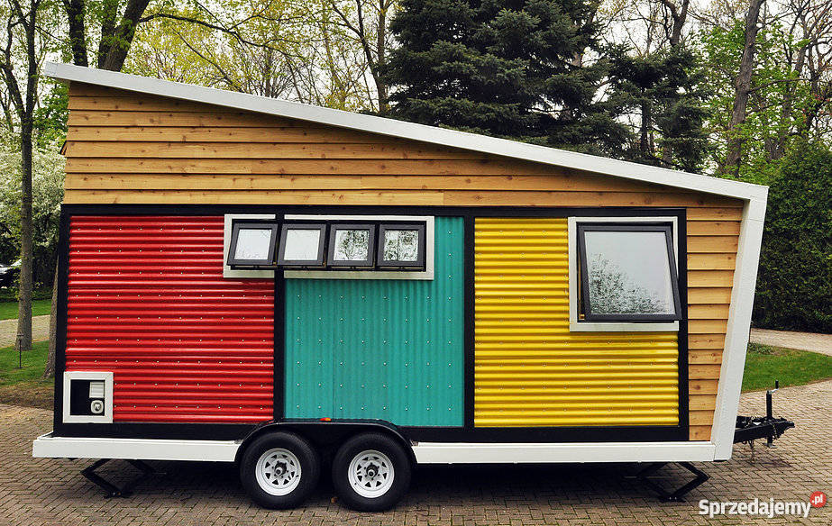 Mobilna Kawalerka całoroczna Tiny House drewno Mieszkania mazowieckie Warszawa