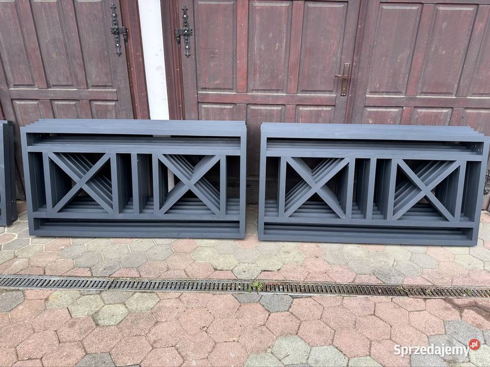 Barierki balkonowe na tarasy do ogródków piwnych małopolskie Skawa