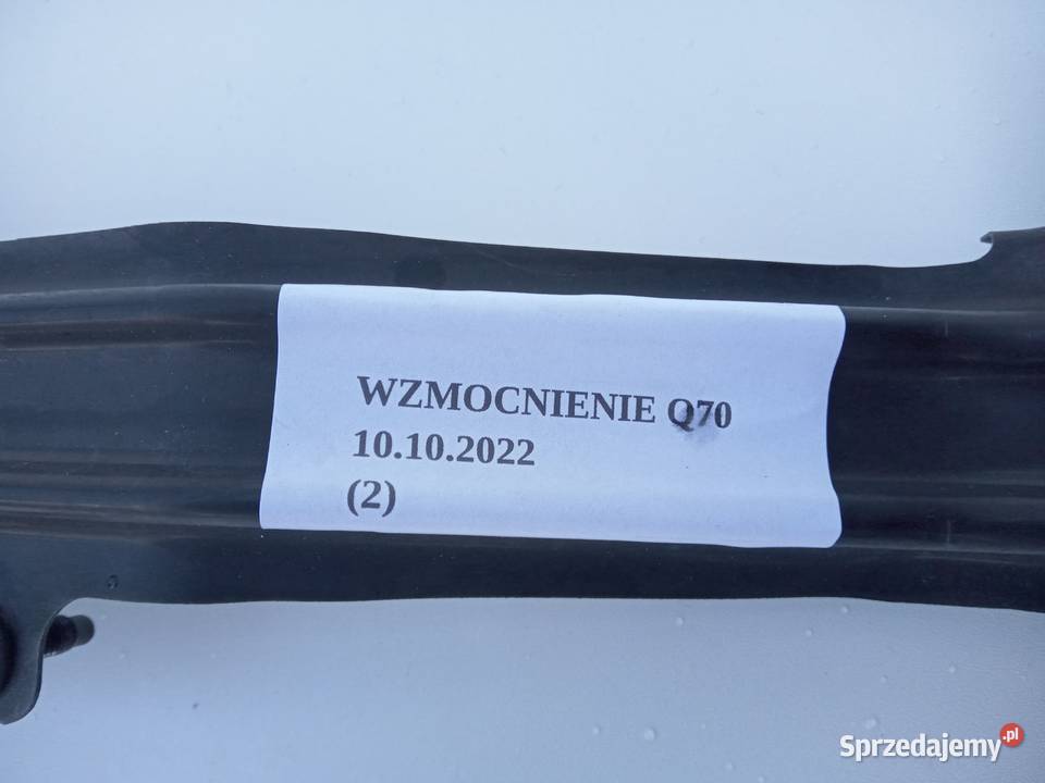 WZMOCNIENIE PASA PRZÓD PIONOWE INFINITI Q70 M30 osobowe Nowy Tomyśl