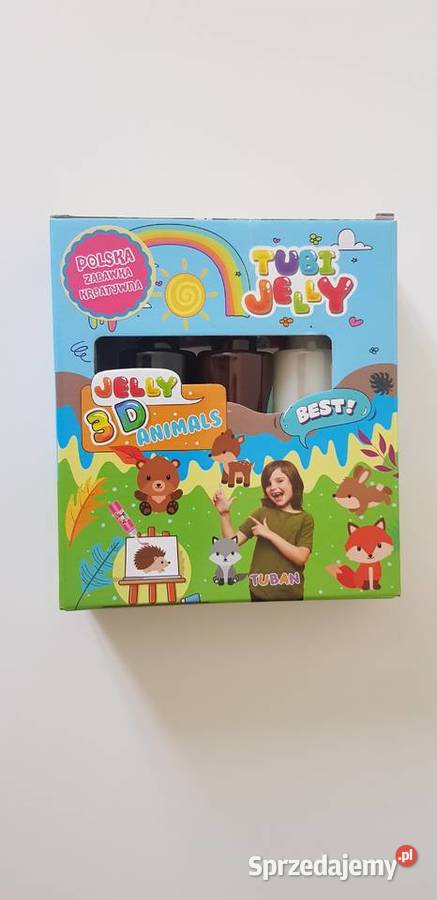 Nowe Tubi Jelly 3 kolory Zwierzątka TUBAN sprzedam