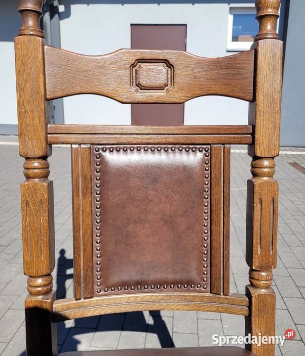 Antyki 4 krzesła lite drewno lubelskie sprzedam