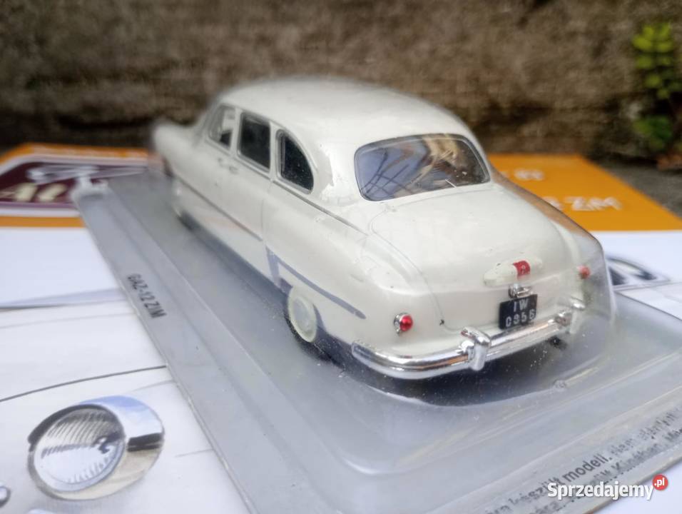 GAZ 12 ZIM kultowe auta PRL 143 model Deagostini Warszawa