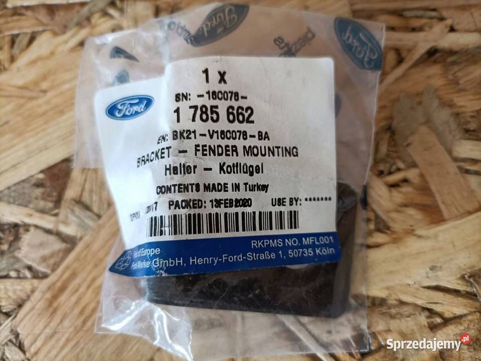 FORD TRANSIT 14 19 UCHWYT MOCOWANIE BŁOTNIKA osobowe Pozostałe wielkopolskie Pleszew