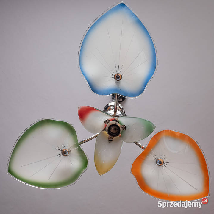 Żyrandol lata 60 Look PopArt MidCentury Vintage Dąbrowa Górnicza