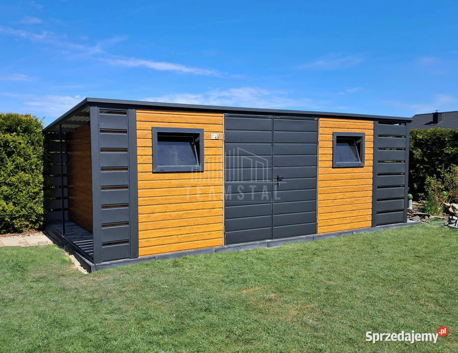 Schowek domek ogrodowy 45x3m wiata 05m brama małopolskie Niepołomice