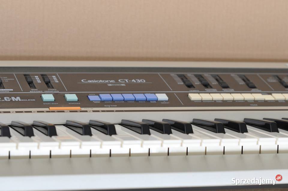 Keyboard CASIO CT430 Casiotone Prawdziwy VINTAGE Pozostałe Szczecin sprzedam