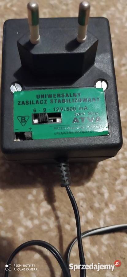 zasilacz uniwersalny stabilizowany 12 v 500 ma Poznań