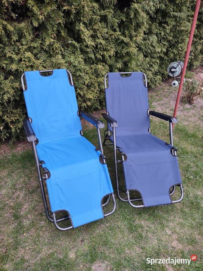 Fotel plażowy ogrodowy używany 70cm Szczodre