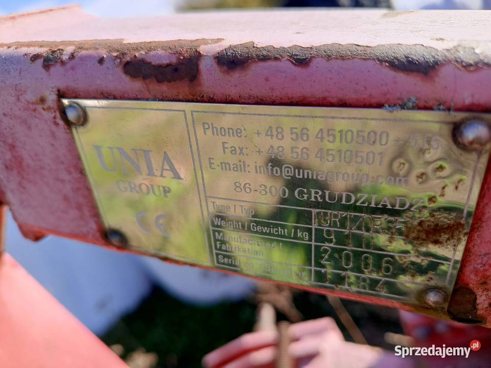 Plugi zagonowe 4skibowe Unia Grudziądz Pługi