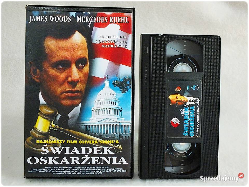 Kaseta VHS Świadek Oskarżenia Film na Video lubuskie Żary sprzedam