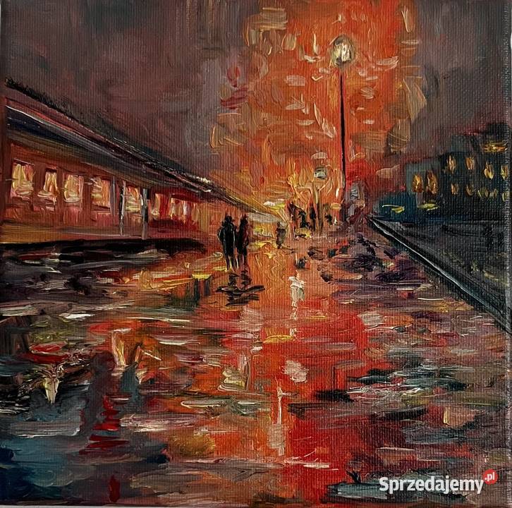 Obraz 2020 Deszczowe Światła Miasta lubuskie Świebodzin