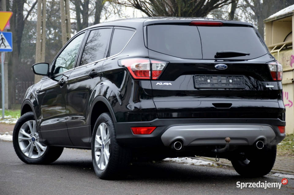 Ford Kuga Czarna Opłacona Titanium 15i 150 111 wspomaganie kierownicy łódzkie Kutno