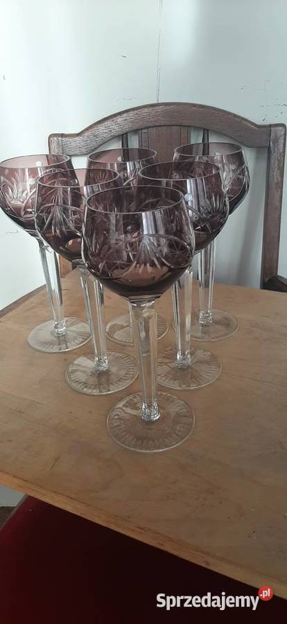 Kieliszki kryształowe