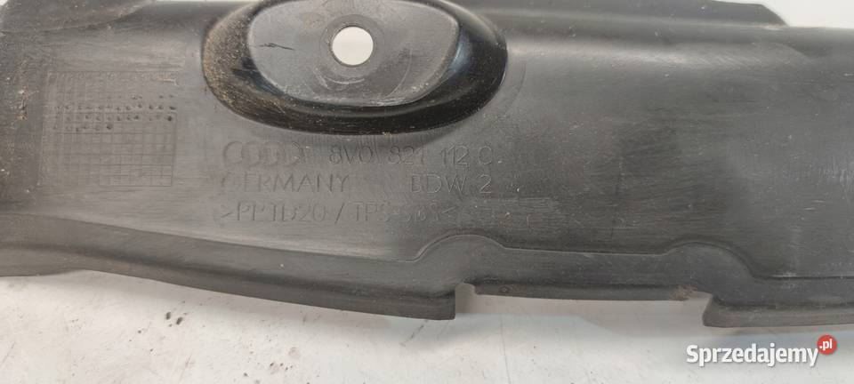 WYGŁUSZENIE BŁOTNIKA PRAWE AUDI A3 8V 8V0821112C Przystajń