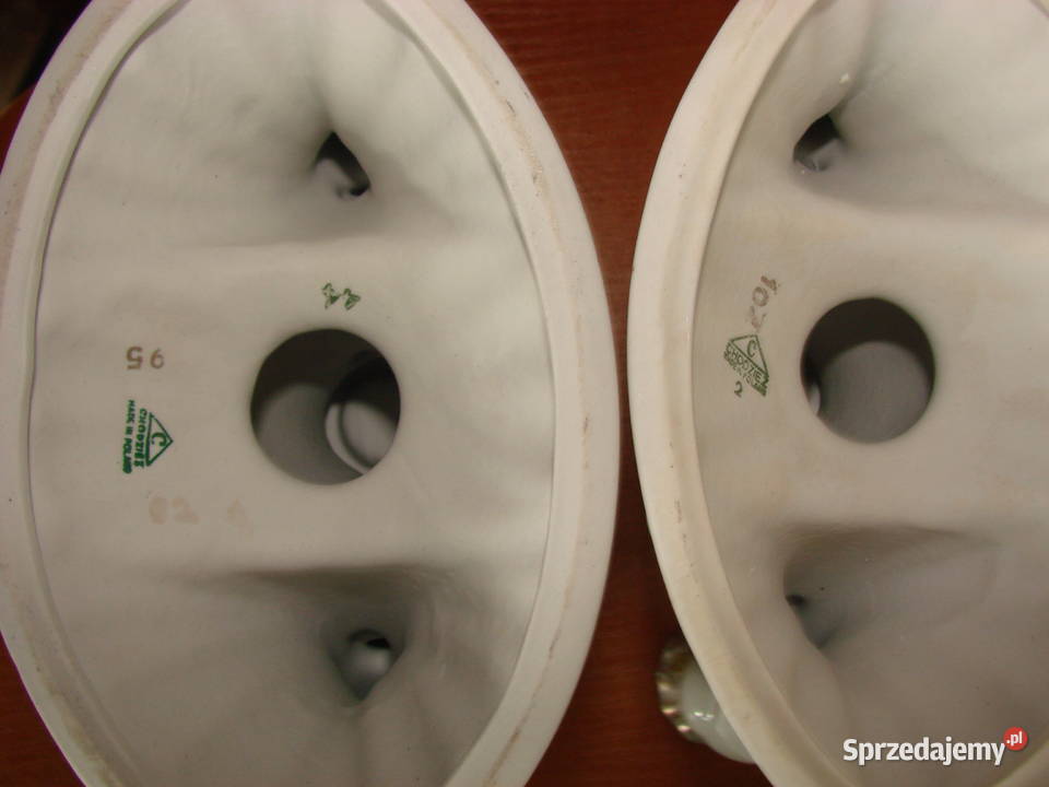 Chodzież porcelanowy świecznik Iwona Porcelana i szkło