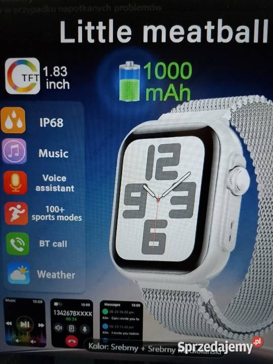 Smartwatch Fitness Tracker złoty z akumulatorem Zegarki Zgierz sprzedam