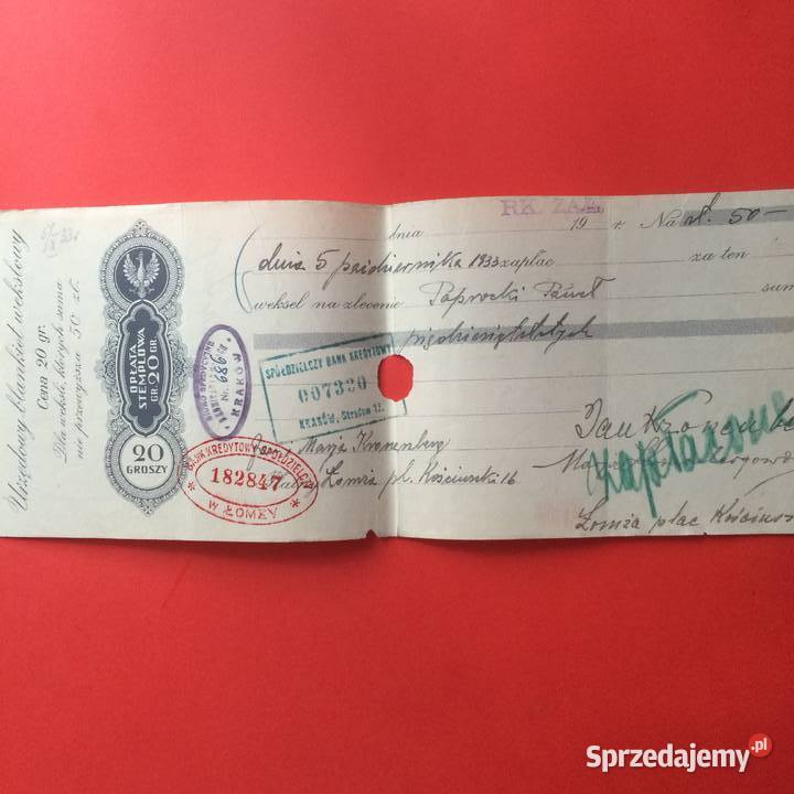 1510 Weksel Wystawiony W Krakowie 7