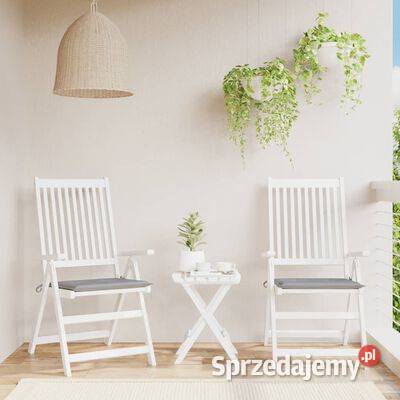 vidaXL Poduszki na krzesła ogrodowe 2 szare Warszawa