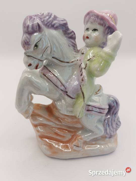 KOŃDZIECKO PORCELANA CUKIERKOWA FIGURKA lubelskie Zamość