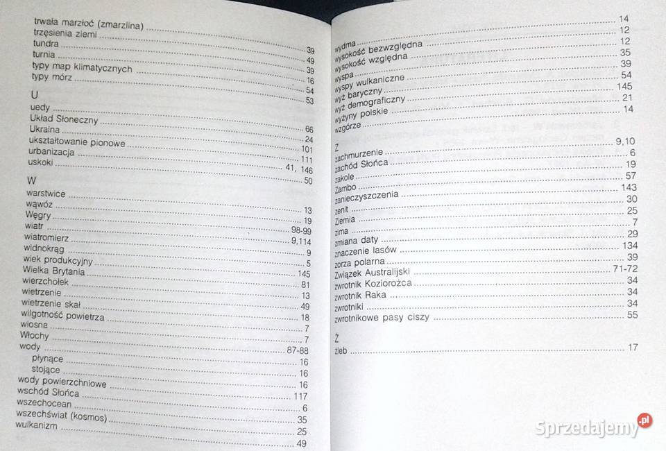 Geografia książka pomocnicza do nauki w szkole Pozostałe