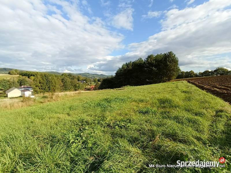 Słoneczna widokowa działka w Jasienicy Rosielnej Jasienica Rosielna sprzedam