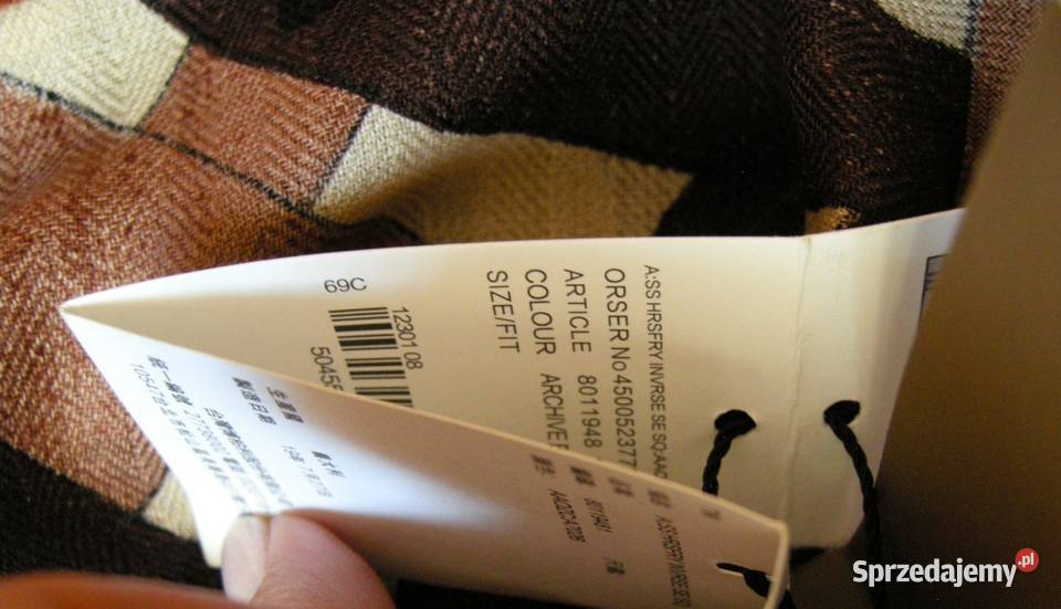 Burberry London lususowa chusta monogram print Kolonia Piaski