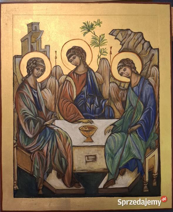 Święta Rodzina ikona pisana na desce lipowej zachodniopomorskie