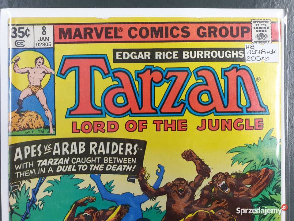Tarzan Lord Of The Jungle komiks Marvel USA 1978