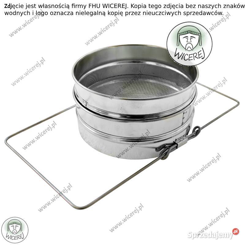 Sito do miodu płaskie podwójne śr 20 filtr do