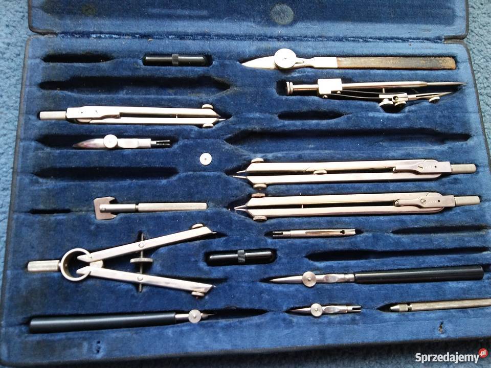 Zestaw przyborów kreślarskch Skala Pracision Poznań