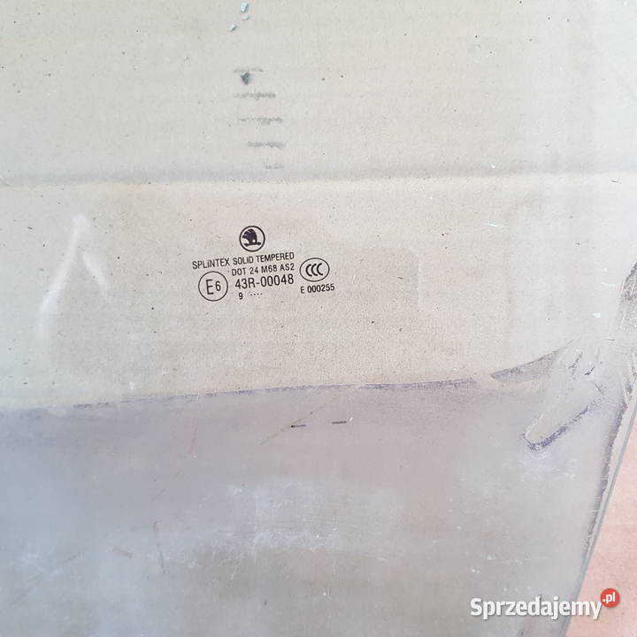 Szyba kierowcy przod lewa strona drzwi Skoda Lublin