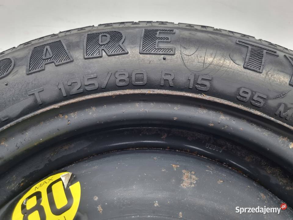 KOŁO DOJAZDOWE ZAPASOWE Ford Focus Mk1 12580 R15 Chełm sprzedam