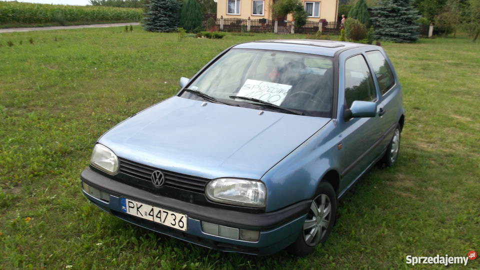WV Golf 3 sprzedamSprawny technicznie w ciągłej 68KM