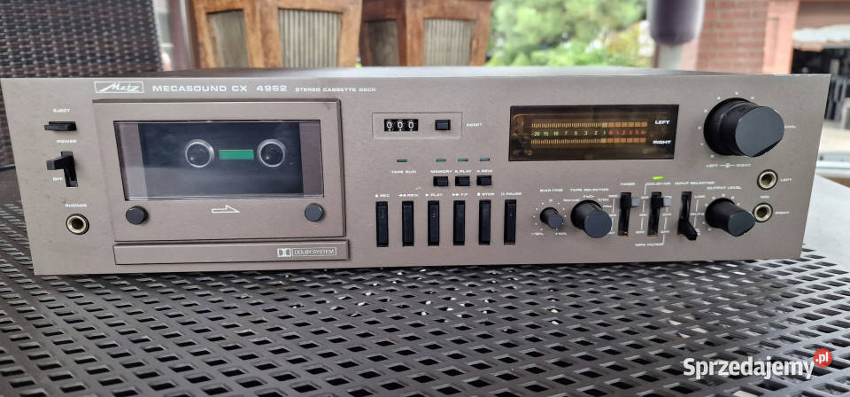 Magnetofon Metz MecaSound CX4962 Stereo Cassette Elektronika Międzychód