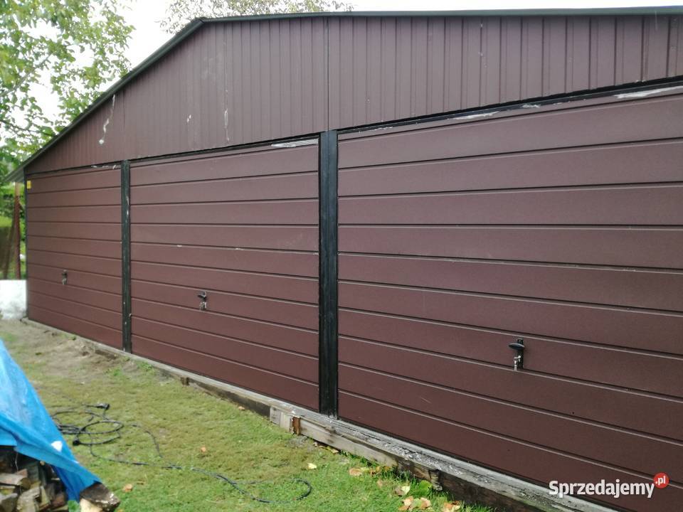 WIELOSTANOWISKOWY Garaż Blaszany WIATA Garaże mazowieckie Ostrołęka