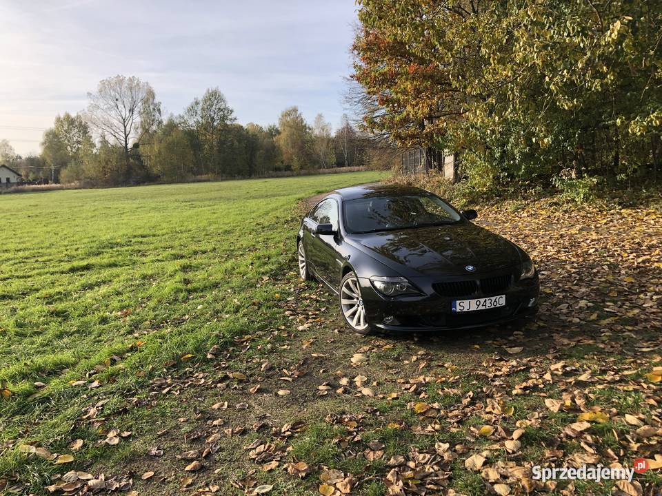 BMW 650i E63 367 V8 PIĘKNA CZARNA BETA OKAZJA Jaworzno
