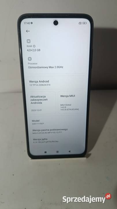 Smartfon Redmi 10 2022 4128GB śląskie Katowice sprzedam